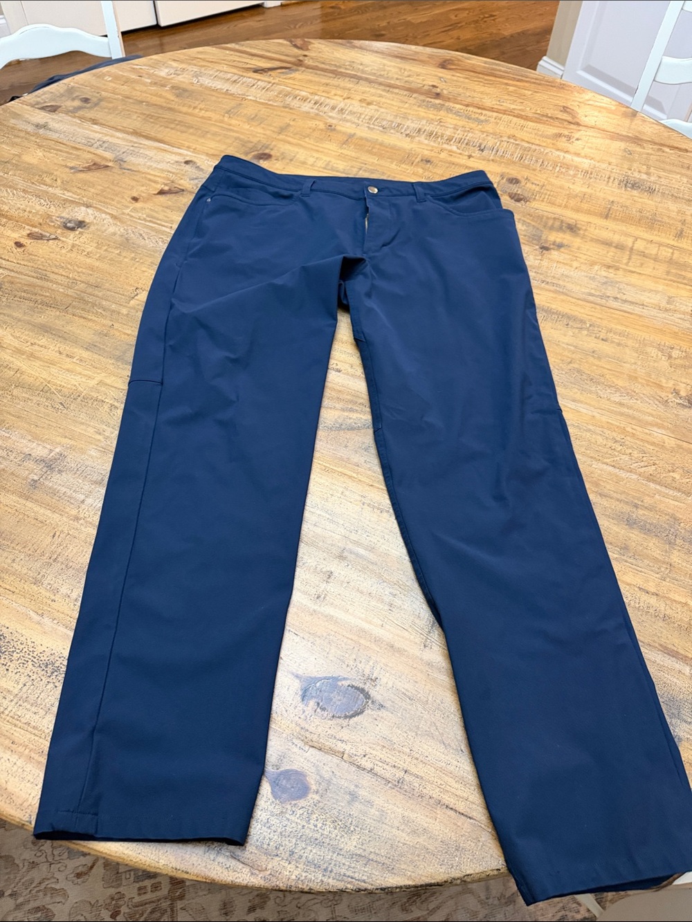 lululemon athletica Men's Navy Straight-Leg Chinos 36x30
